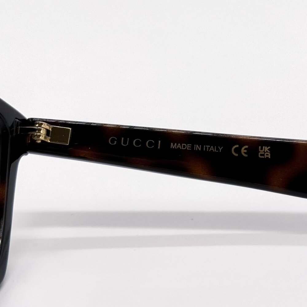NEW GUCCI EYEGLASSES GG1540O 002 HAVANA UNISEX EYEWEAR GUCCI - Picture 9 of 10
